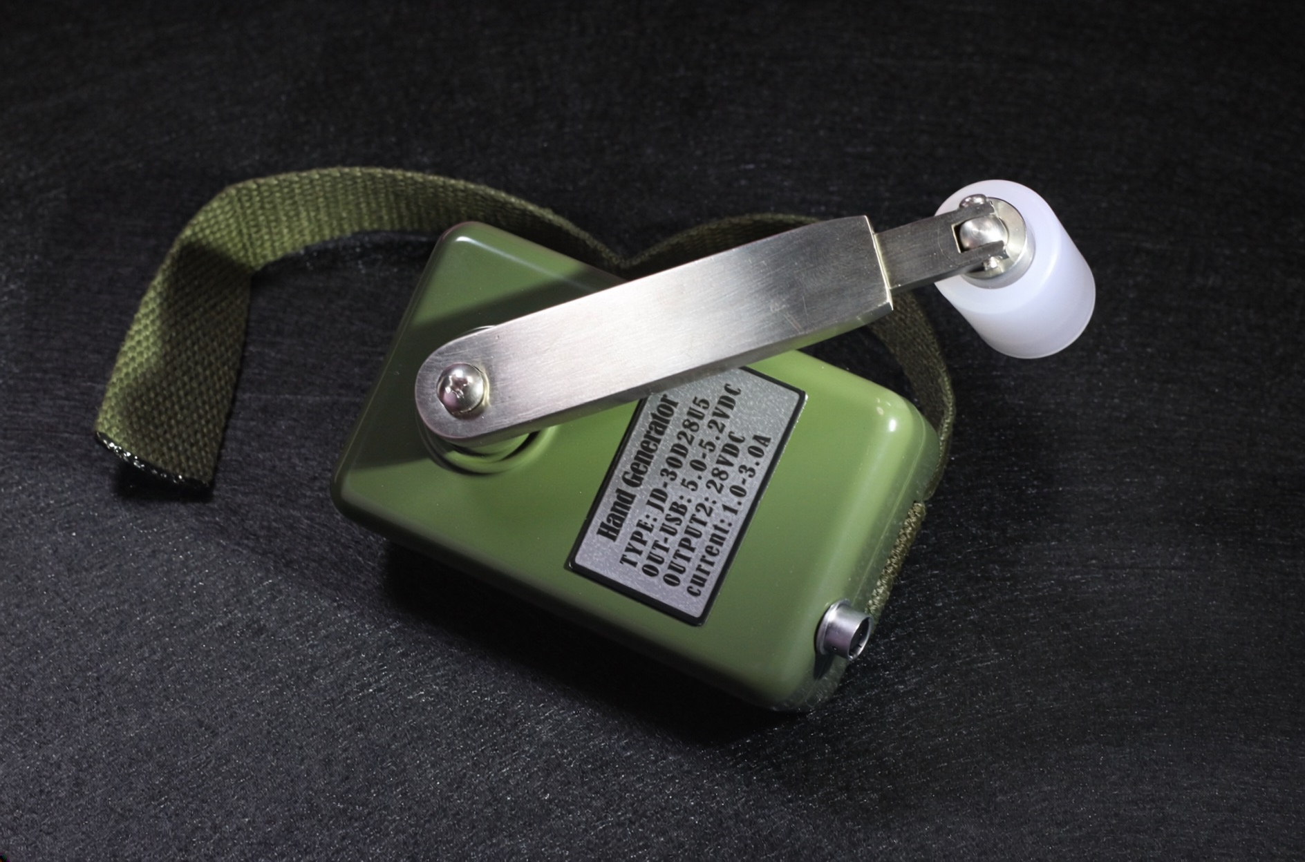 JD-30D28U5 custom hand crank emergency generator configuration