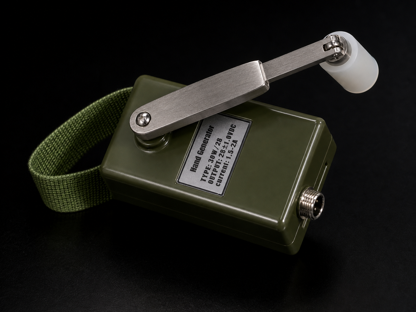 KON-30W28 hand crank emergency generator