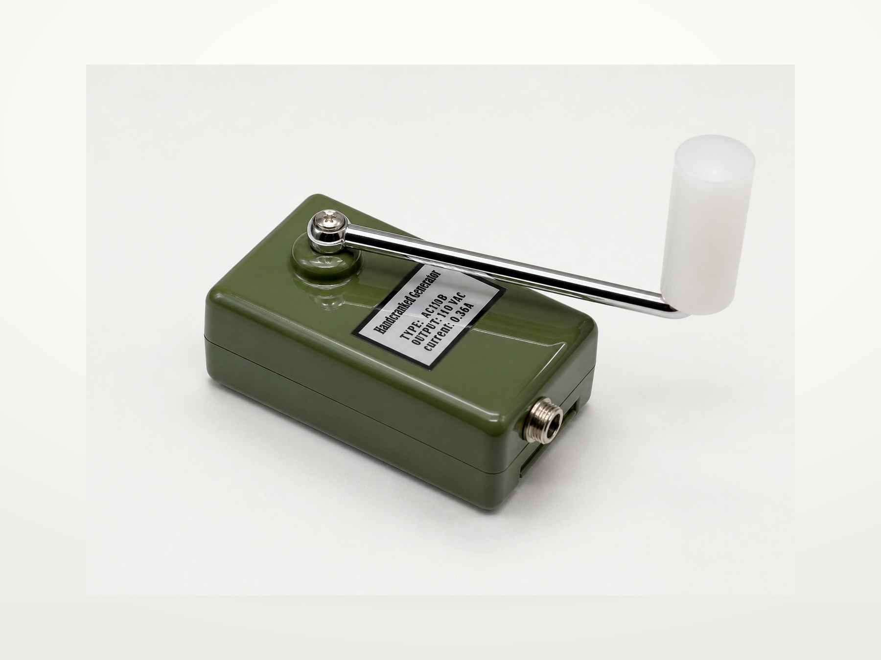 AC110B hand crank AC emergency generator